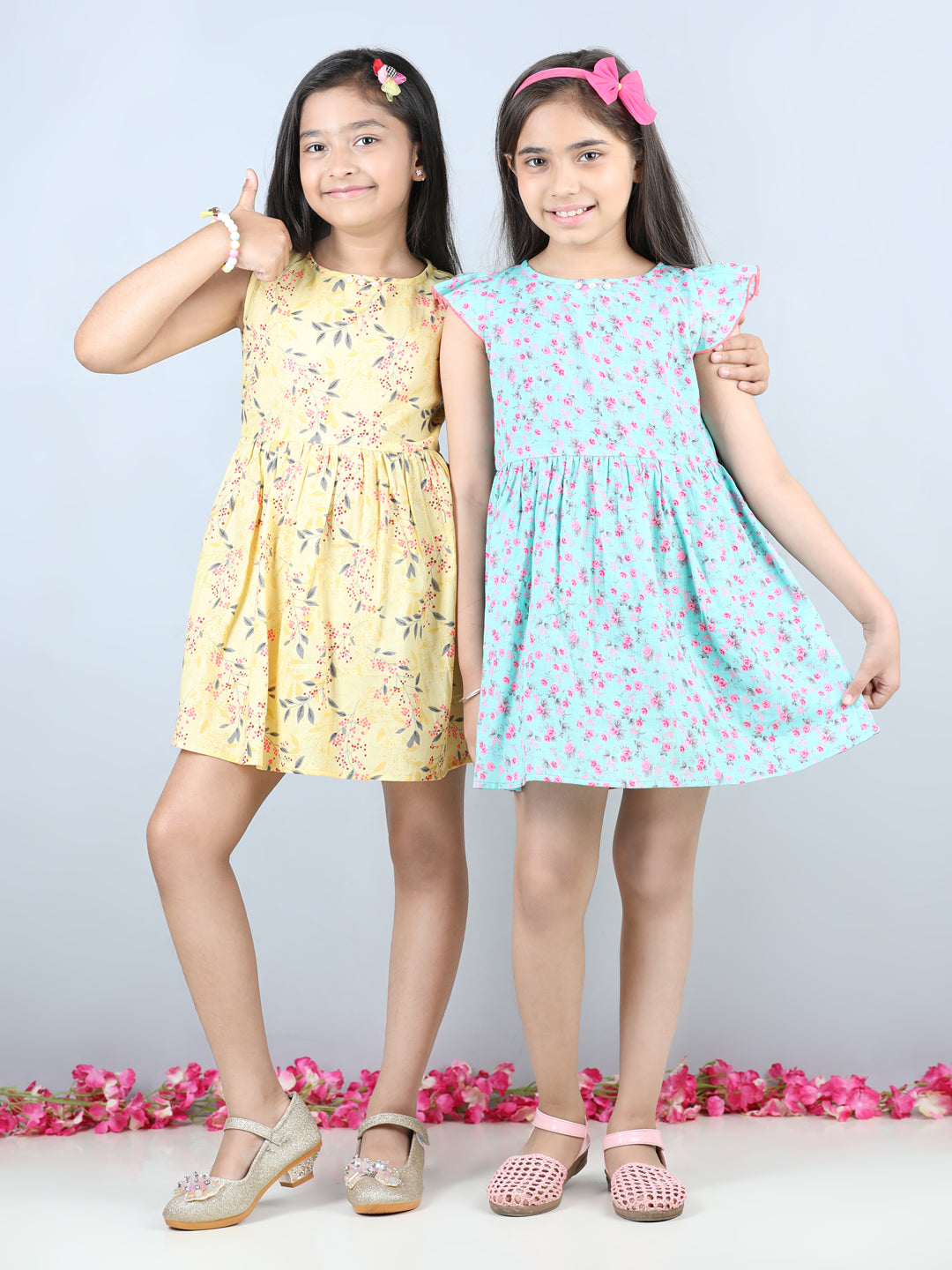 Cutiekins Pack Of 2 Dress-Multicolour