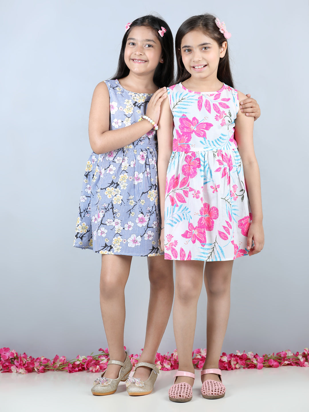 Cutiekins Pack Of 2 Dress-Multicolour