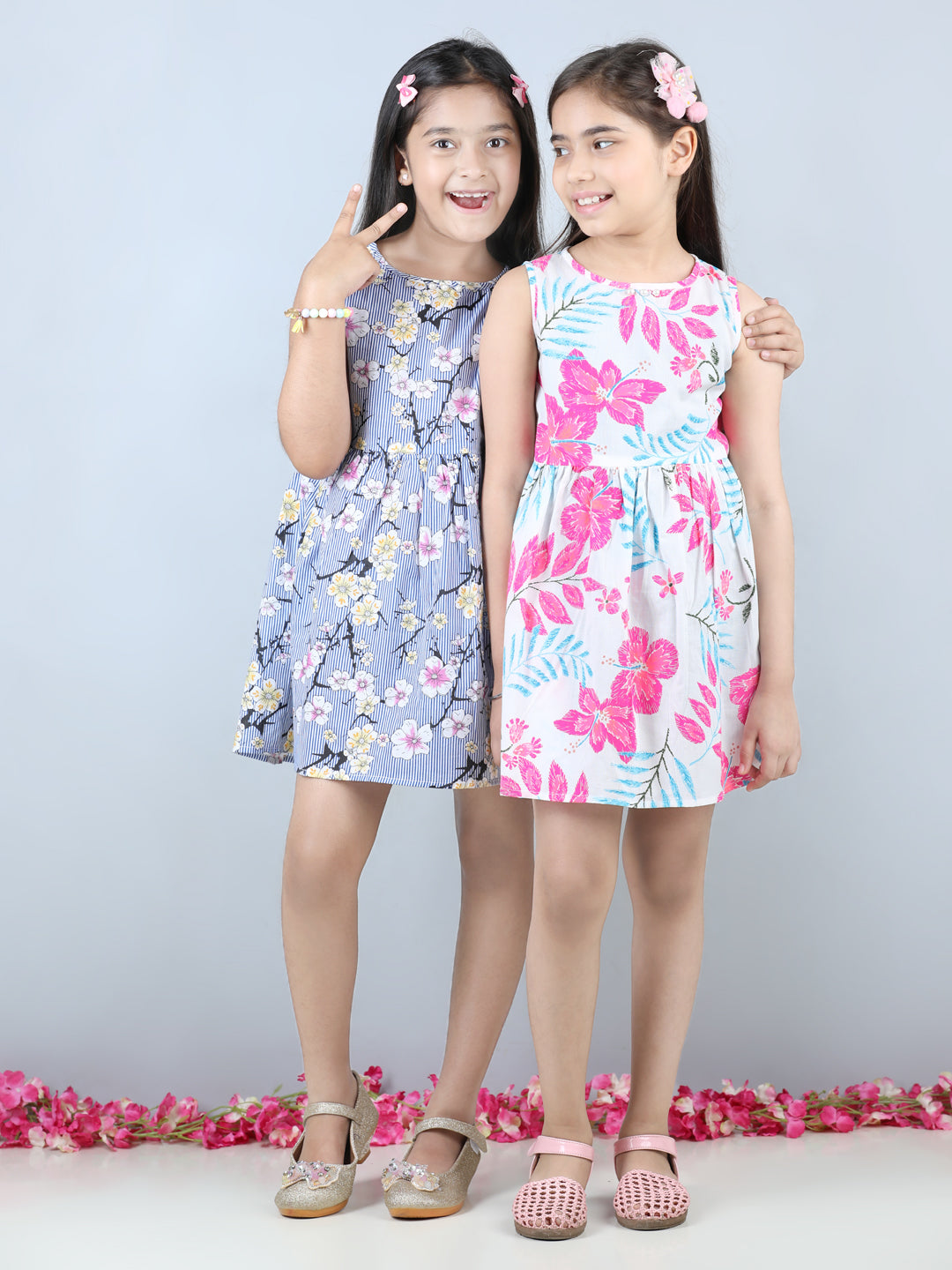 Cutiekins Pack Of 2 Dress-Multicolour