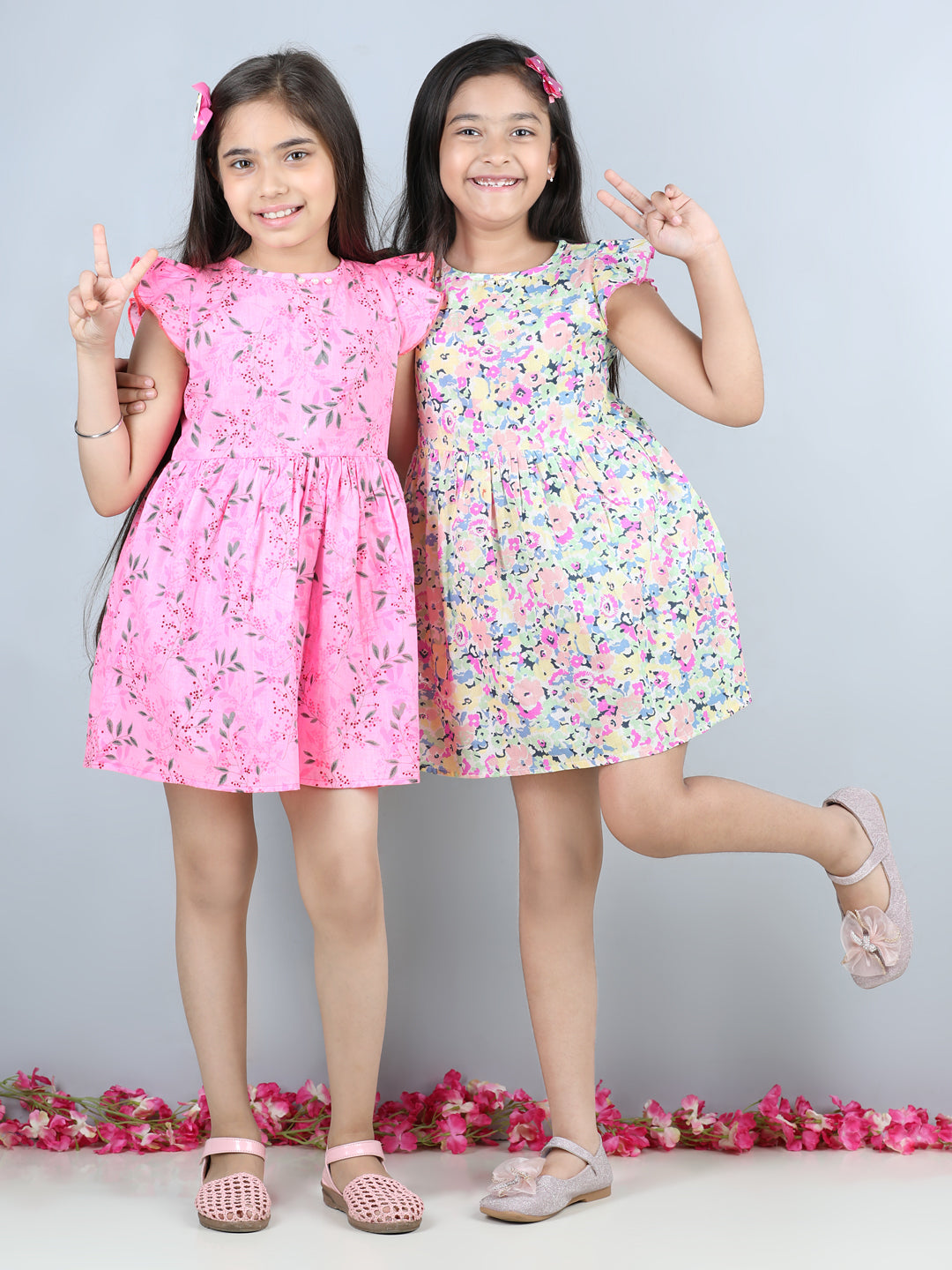 Cutiekins Pack Of 2 Dress-Multicolour