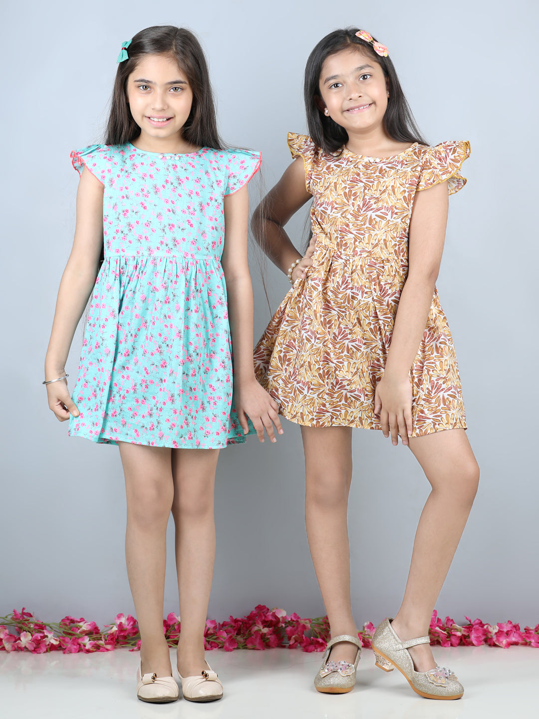 Cutiekins Pack Of 2 Dress-Multicolour