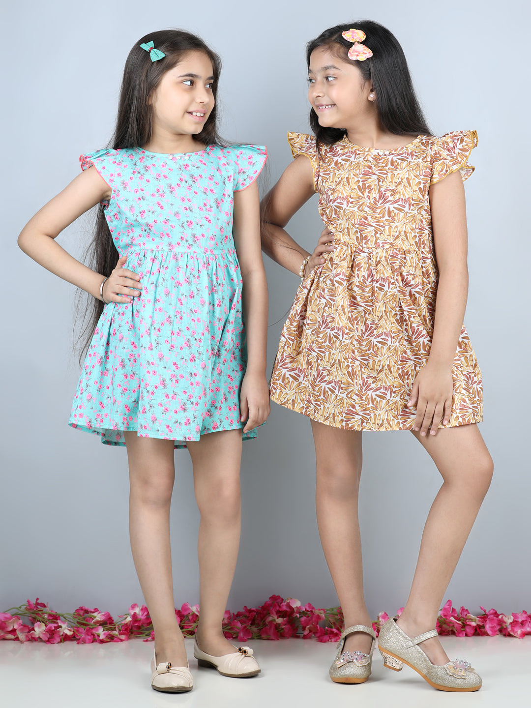 Cutiekins Pack Of 2 Dress-Multicolour