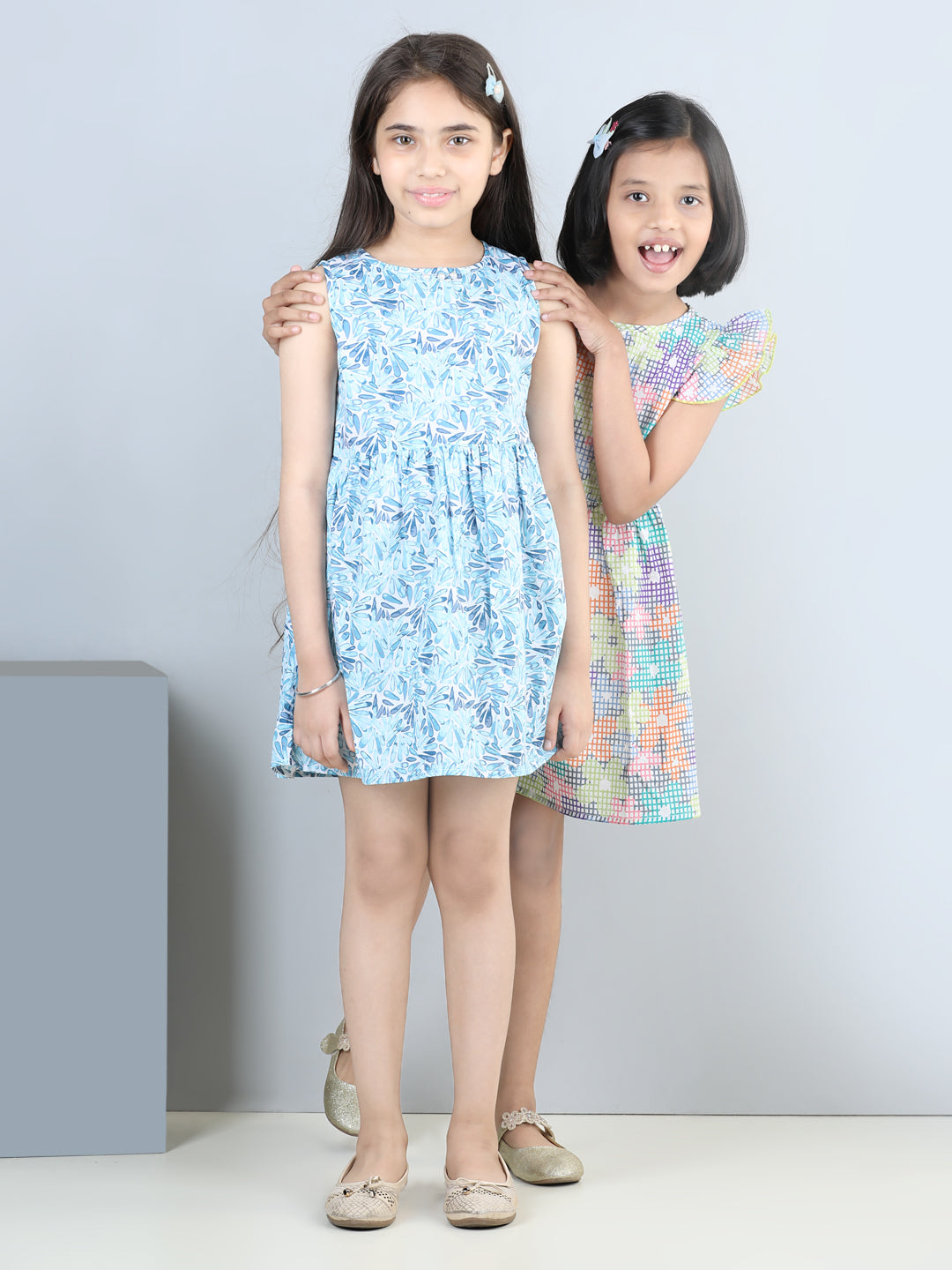 Cutiekins Pack Of 2 Dress-Multicolour