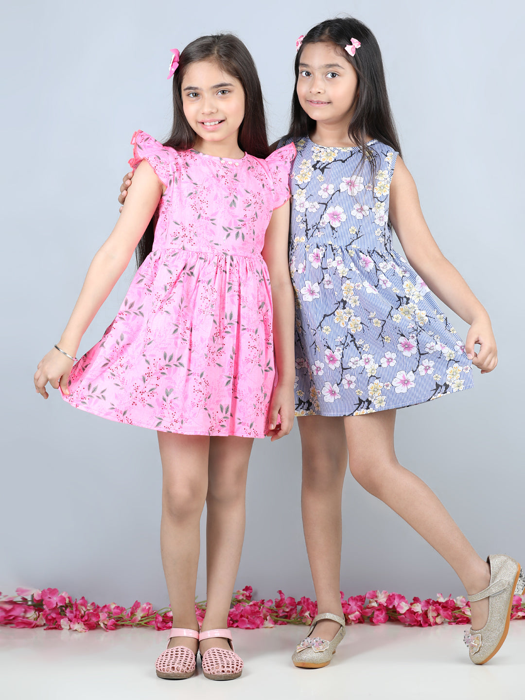 Cutiekins Pack Of 2 Dress-Multicolour