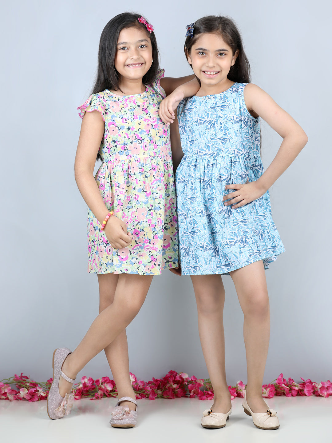 Cutiekins Pack Of 2 Dress-Multicolour