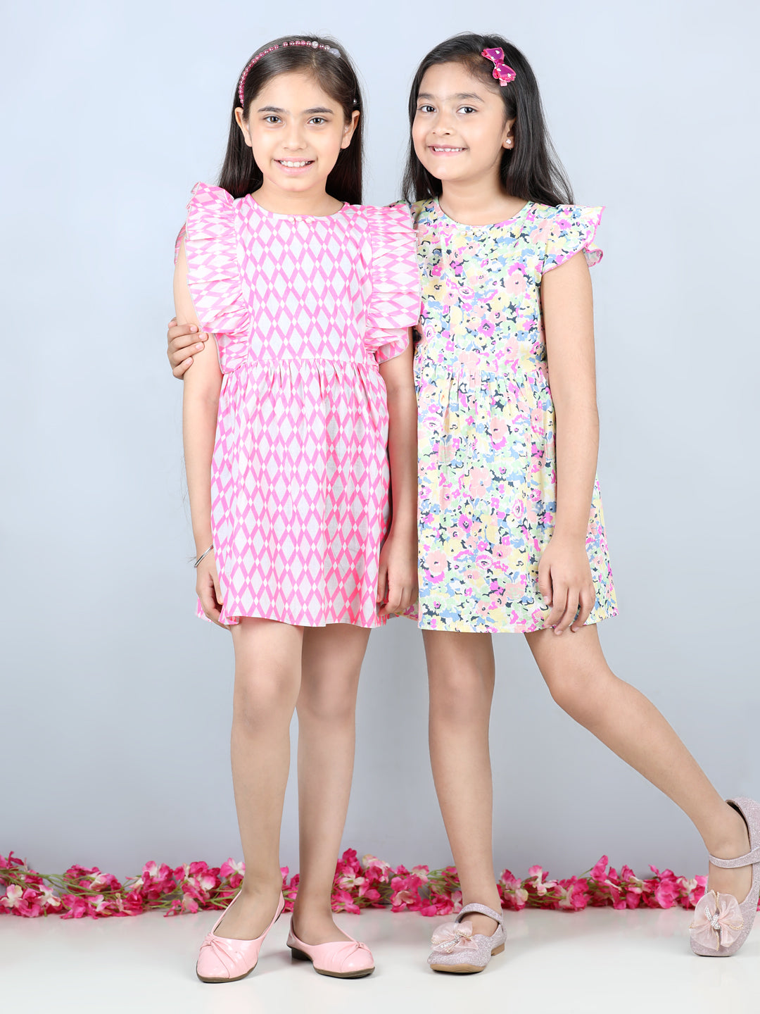 Cutiekins Pack Of 2 Dress-Multicolour