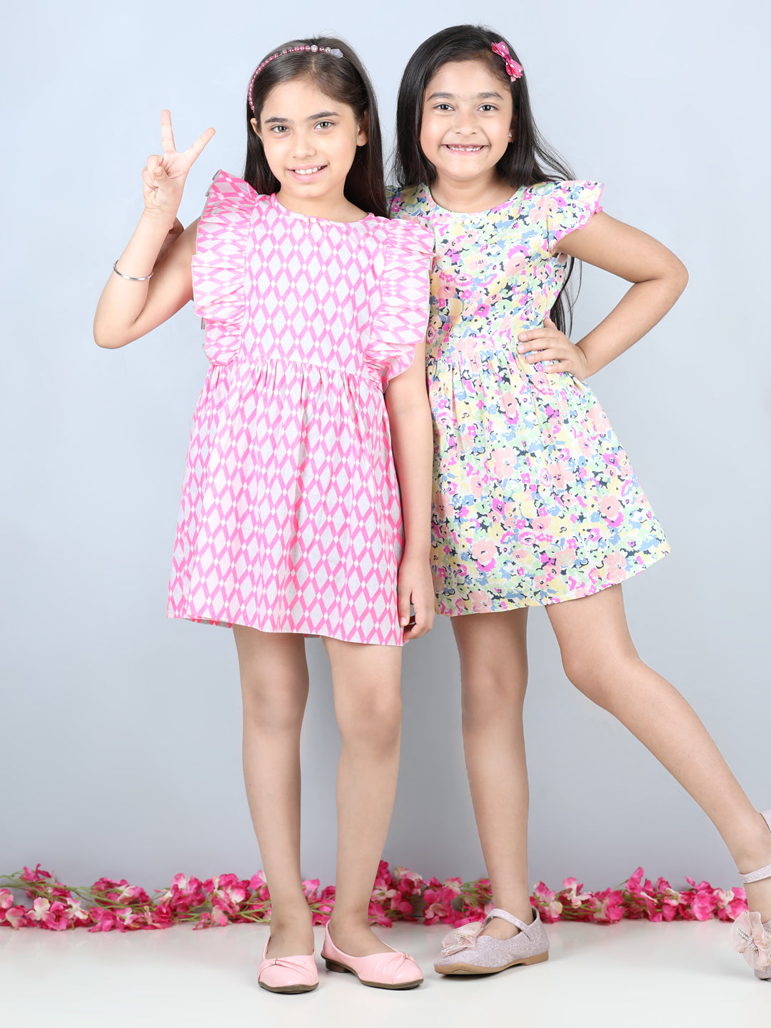 Cutiekins Pack Of 2 Dress-Multicolour