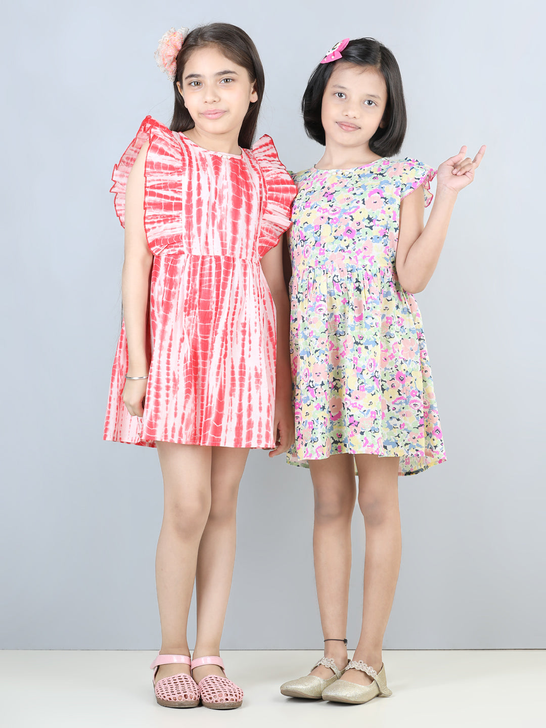 Cutiekins Pack Of 2 Dress-Multicolour