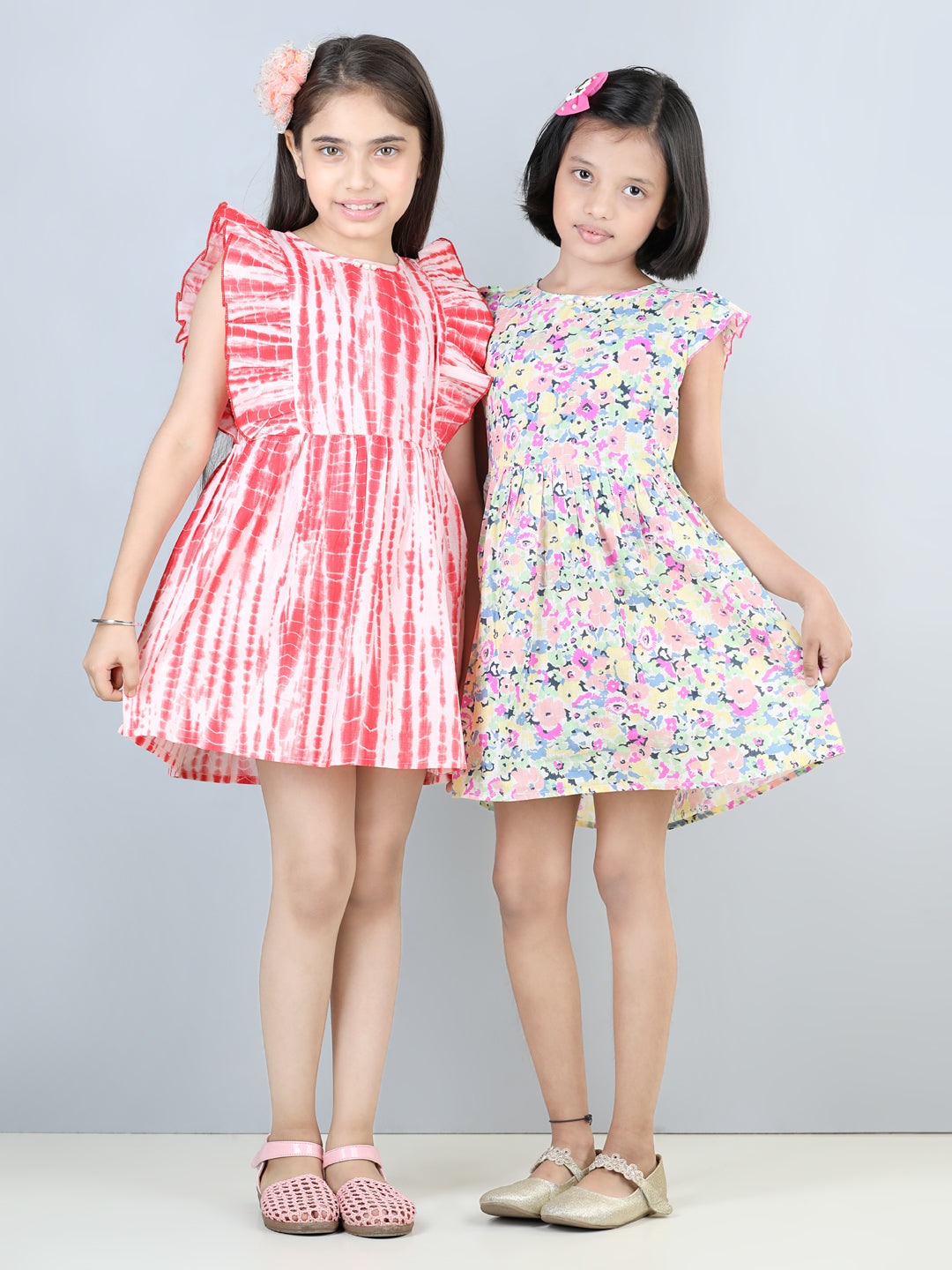 Cutiekins Pack Of 2 Dress-Multicolour