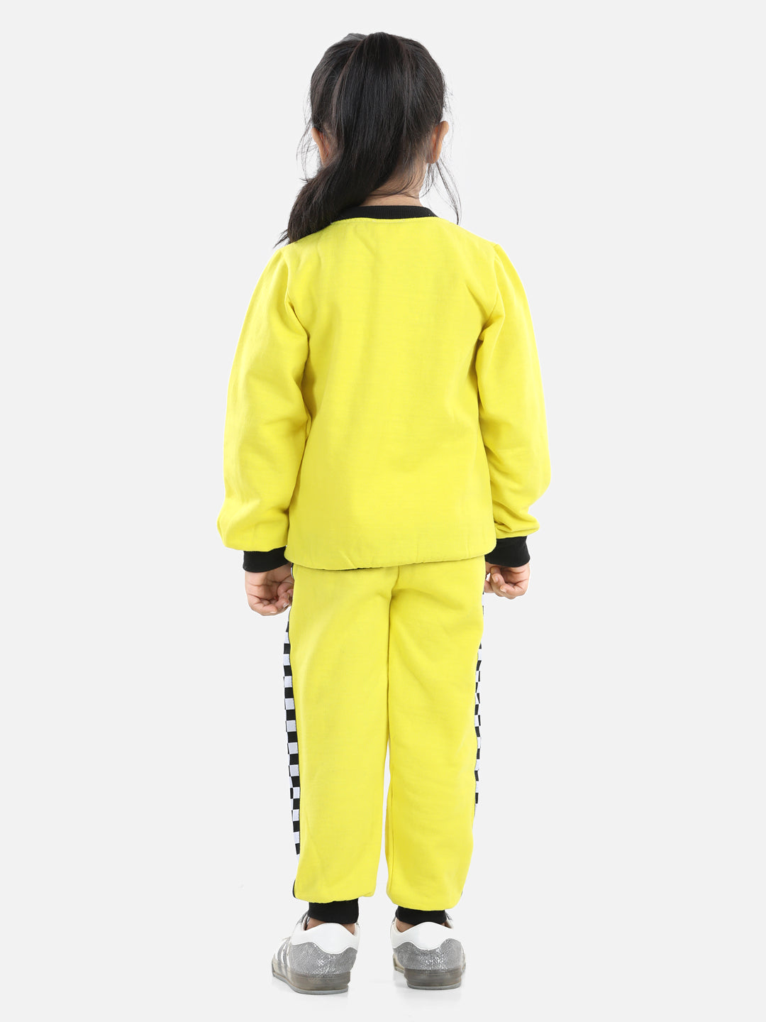 Cutiekins Girls Yellow Sweatshirt With Trackpant