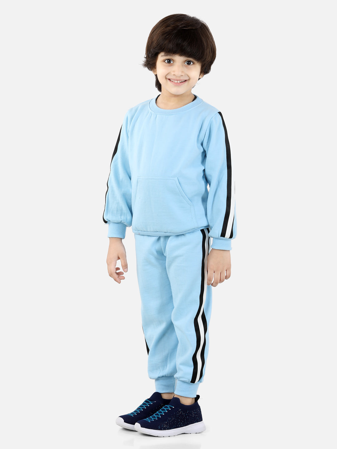 Cutiekins Boys Turquoise Blue Sweatshirt With Trackpant