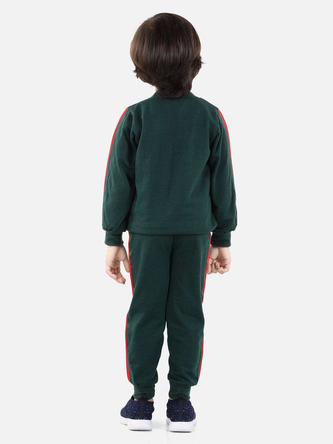 Cutiekins Boys Bottlegreen Sweatshirt With Trackpant