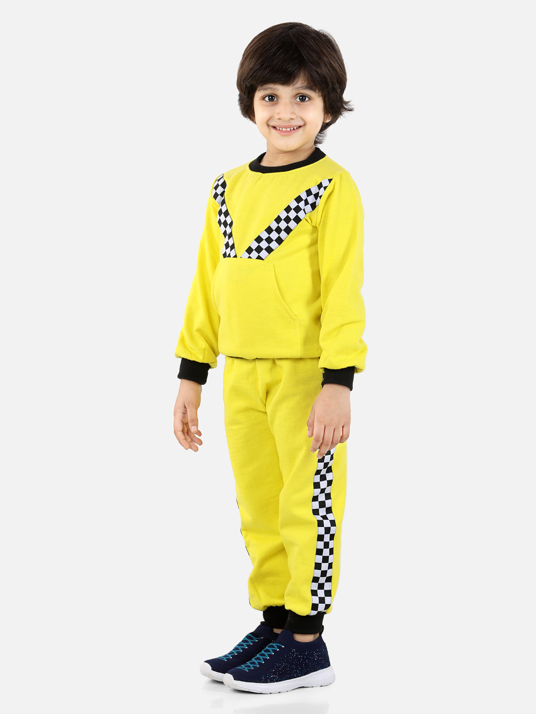 Cutiekins Boys Yellow Sweatshirt With Trackpant