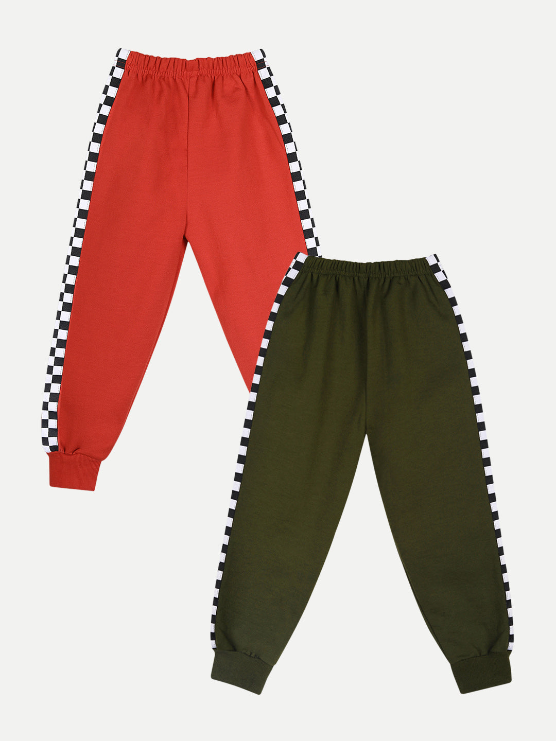 Cutiekins Pack Of 2 Tracksuit -Red & Mehndi Green