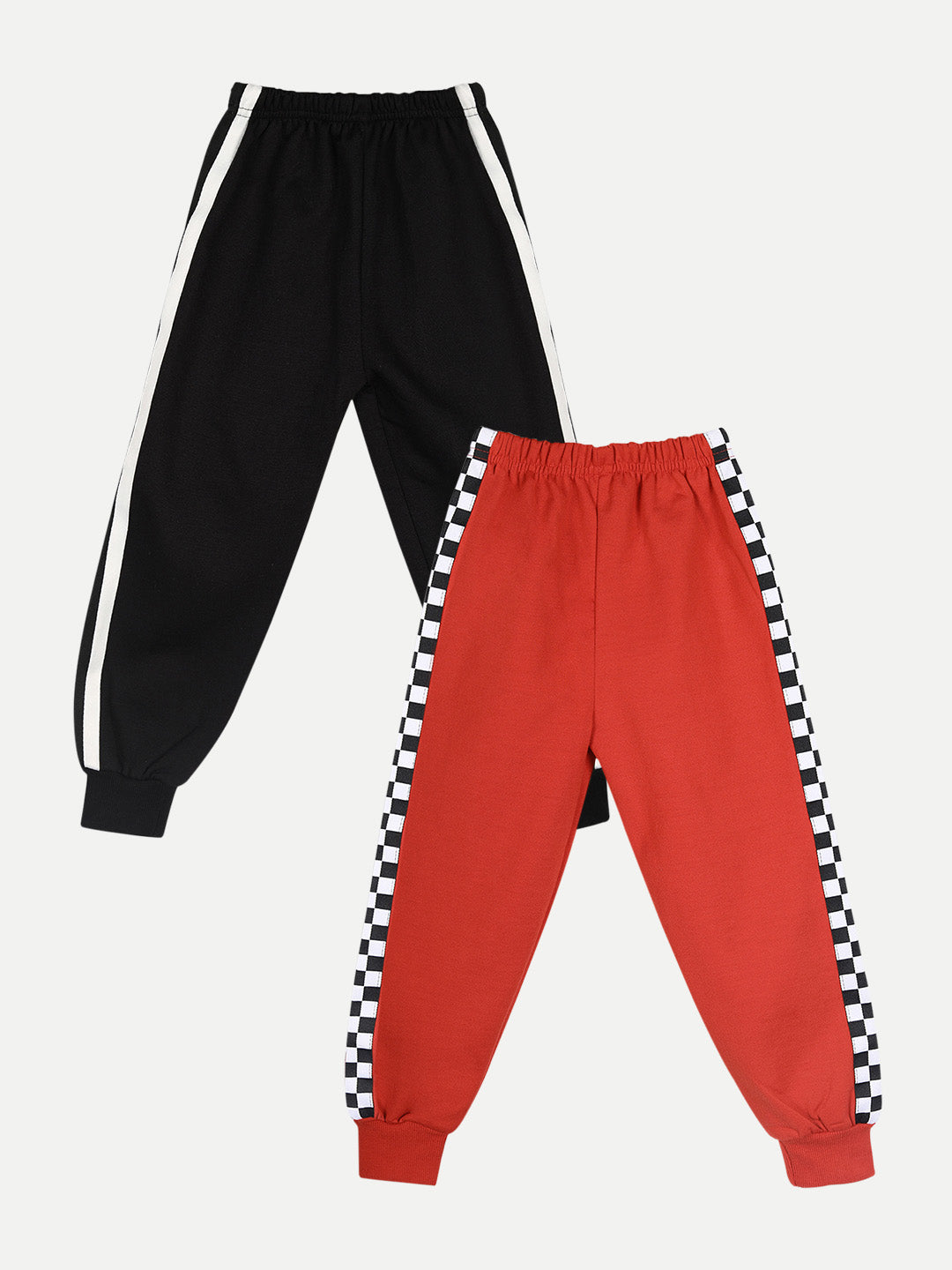 Cutiekins Pack of 2 Track Pant -Black & Red