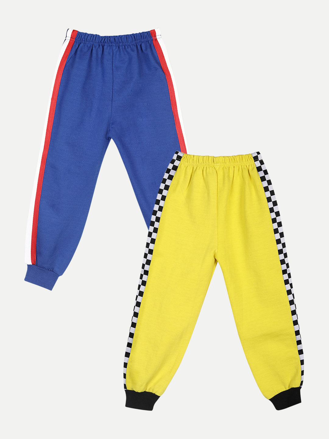 Cutiekins Pack of 2 Track Pant -Royal Blue & Yellow