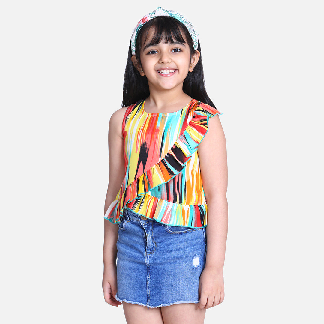 Cutiekins Multicolour Printed Top-Multicolour