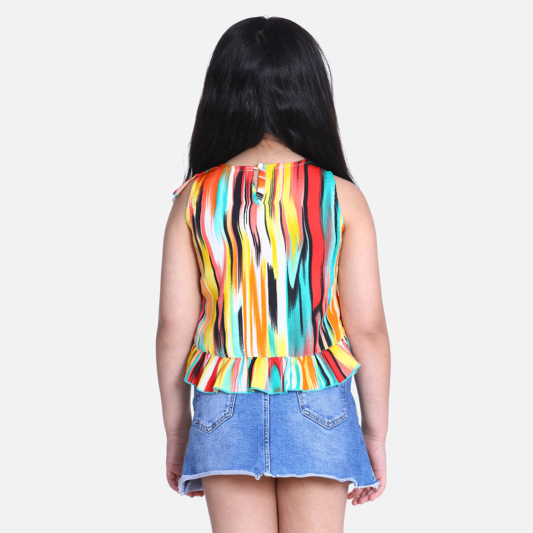 Cutiekins Multicolour Printed Top-Multicolour