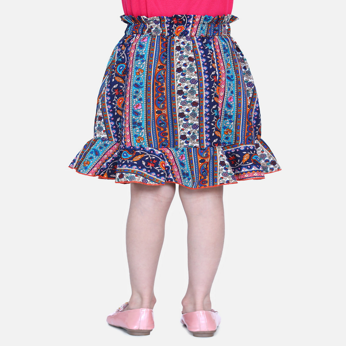 Cutiekins Girls Printed Regular Multicolor Skirt