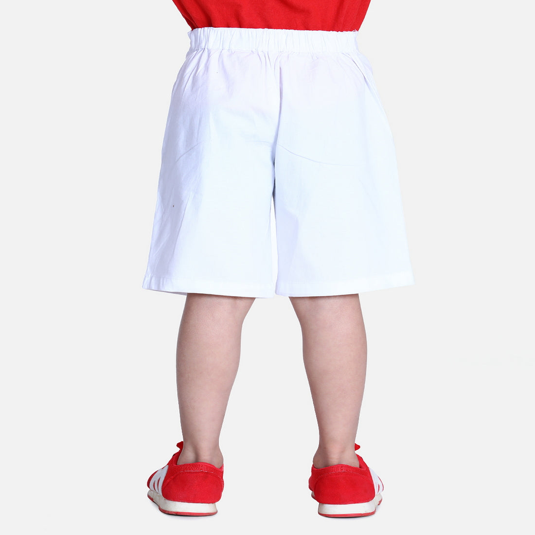 Cutiekins Short For Boys Casual Solid Lycra Blend  (White,)