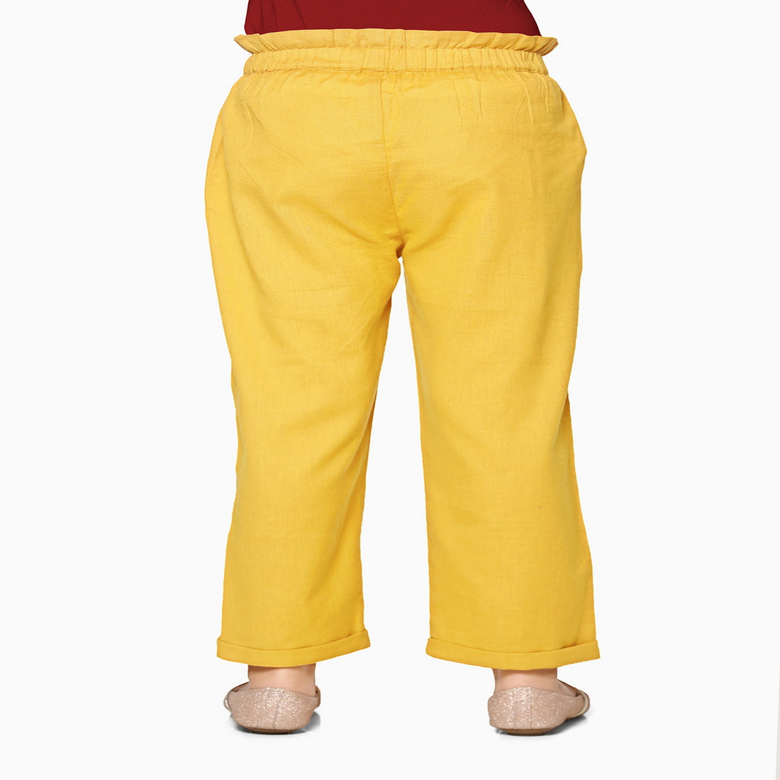 Buy Girls Yellow Terry Enjoy-The-Now Pants Online at Sassafras