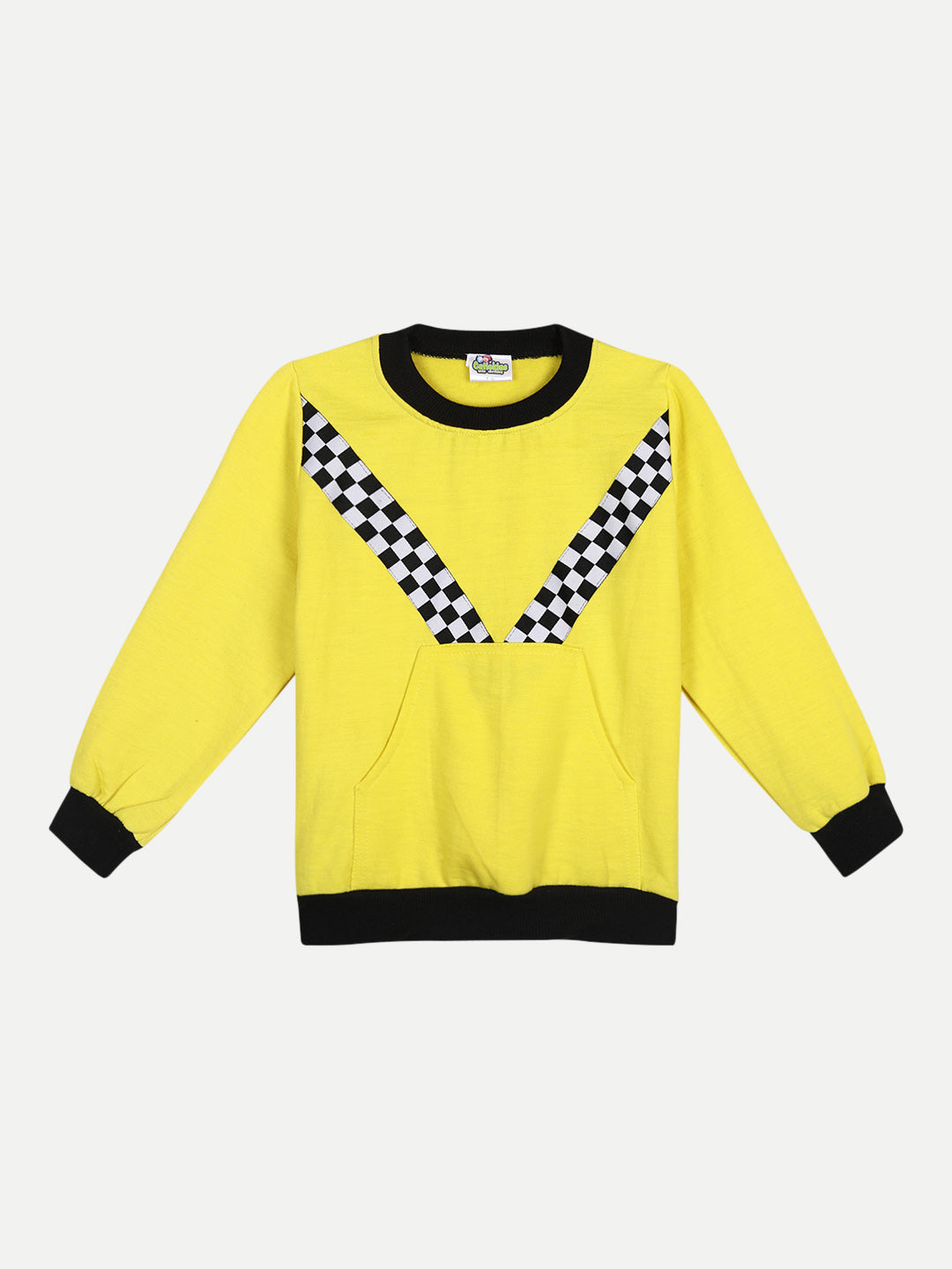 Cutiekins Pack of 2 Sweatshirt -Black & Yellow